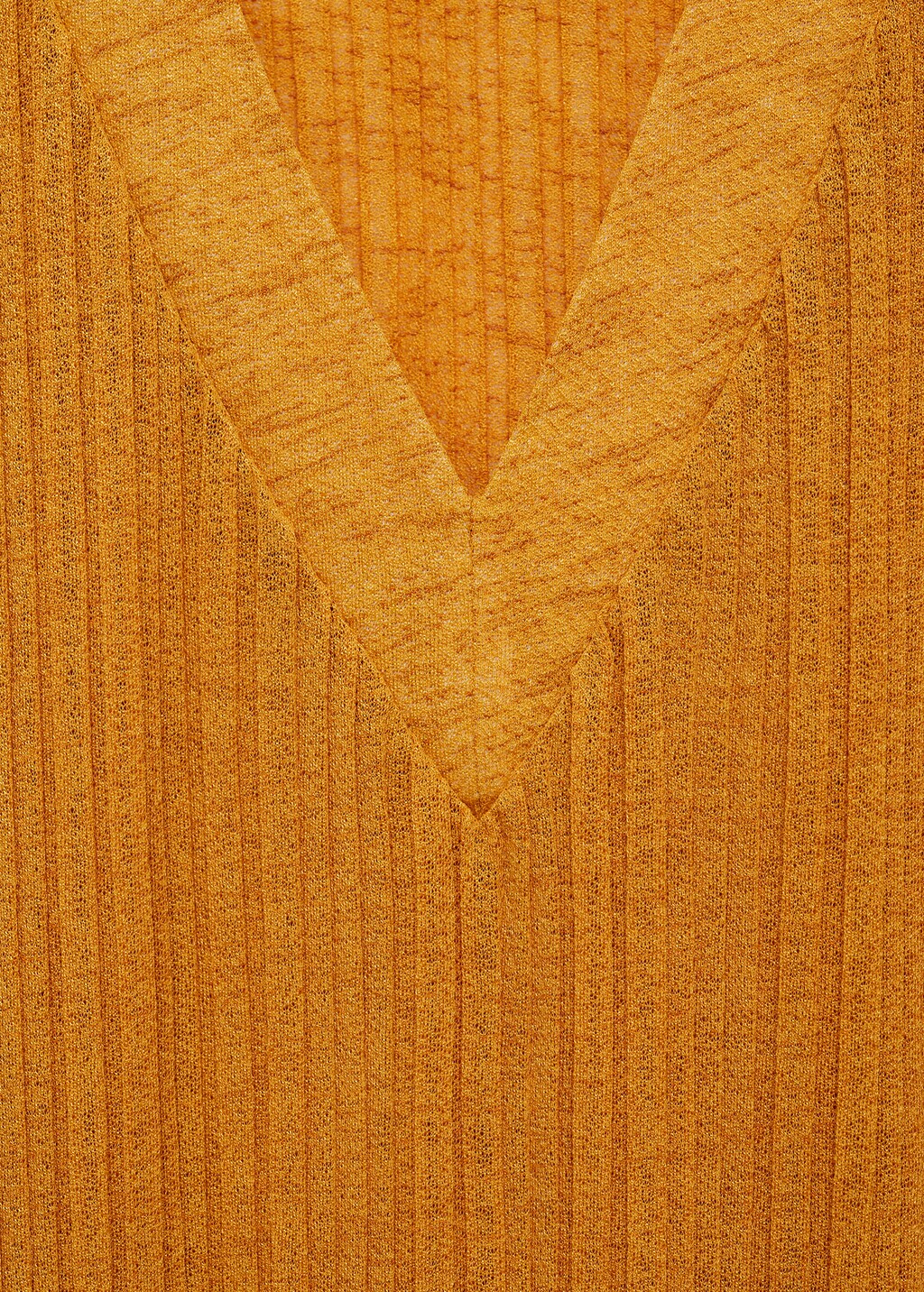 Belt pleated dress - Mustard