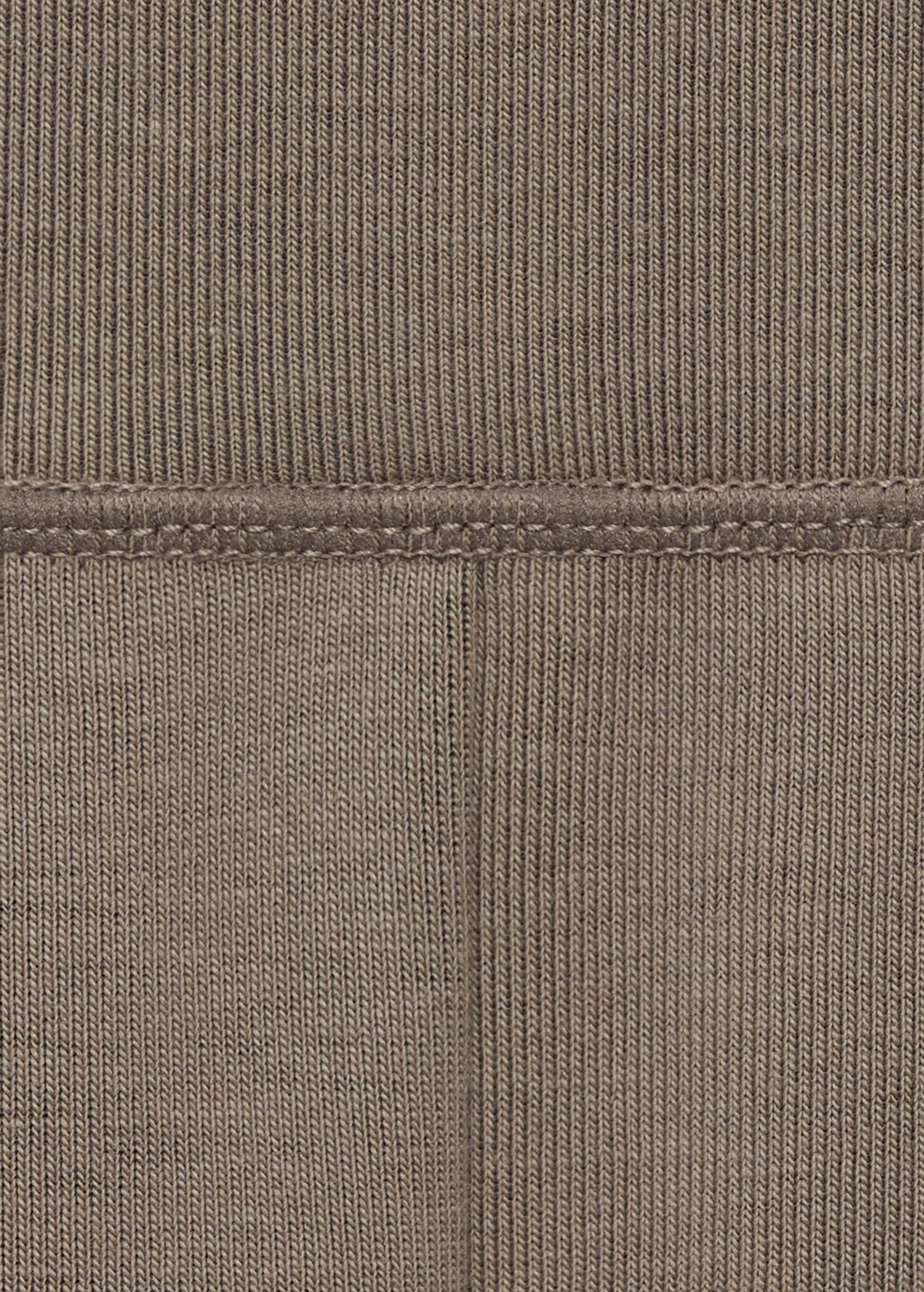 Flared knitted trousers - Medium Brown