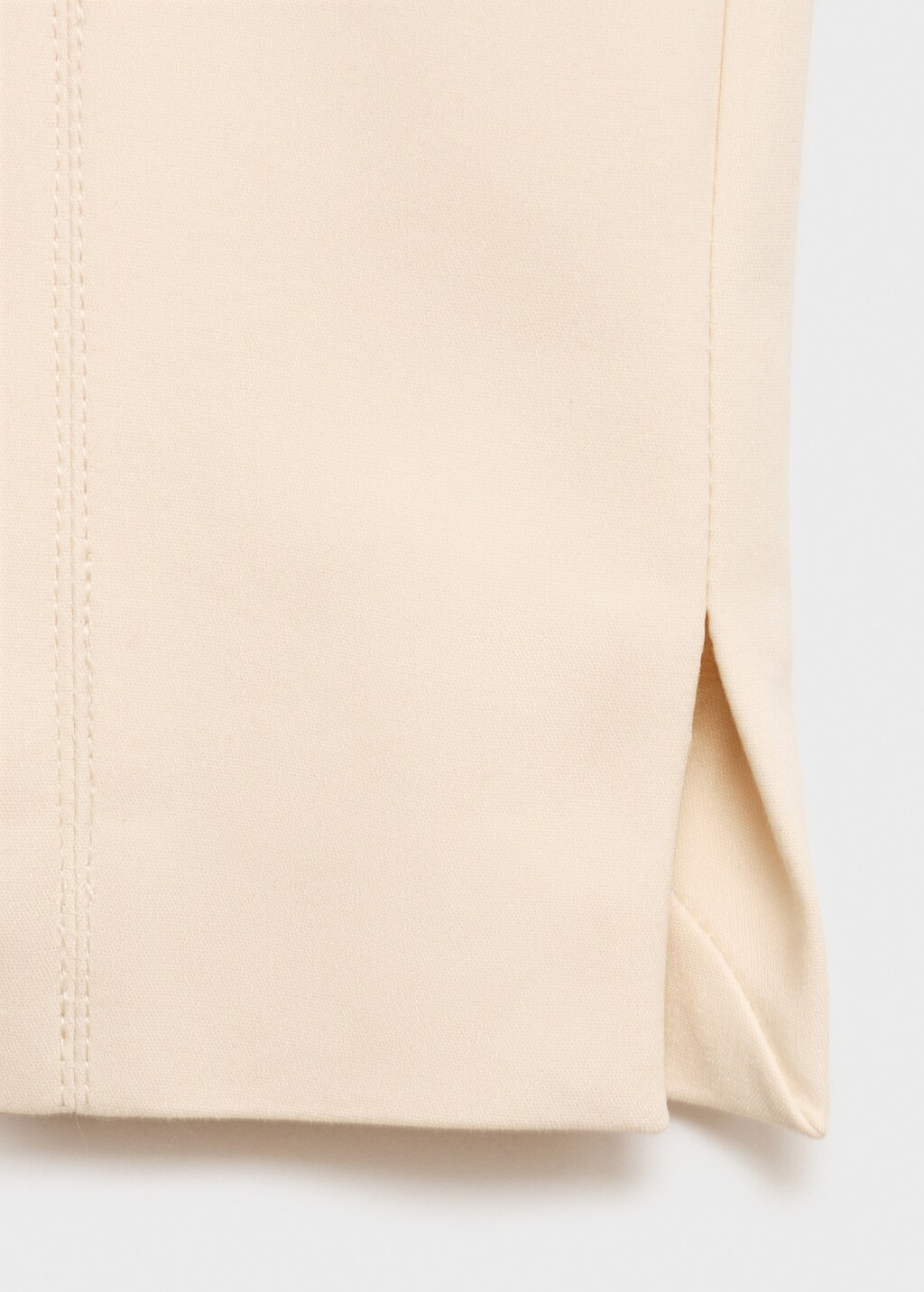 Straight-fit cotton trousers - Red