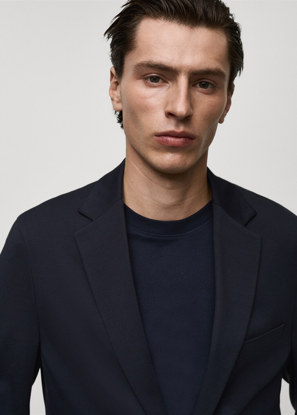 Zurich slim-fit suit jacket - Dark Navy