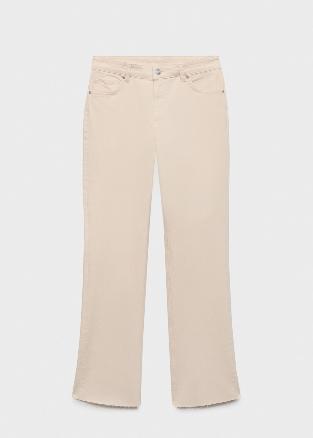 Sienna waxed flared cropped jeans - Black