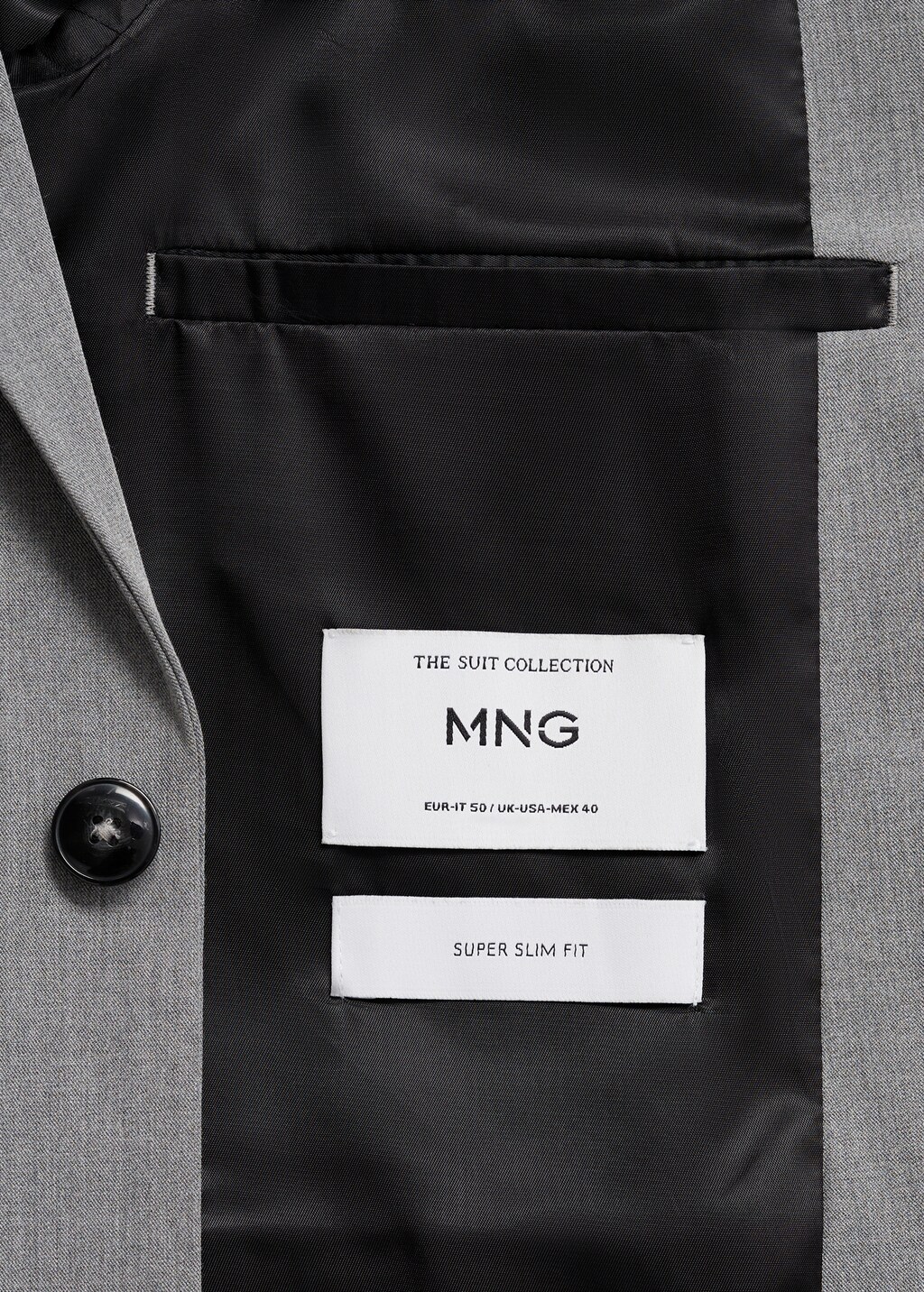 Super slim-fit suit jacket in stretch fabric - Ochre