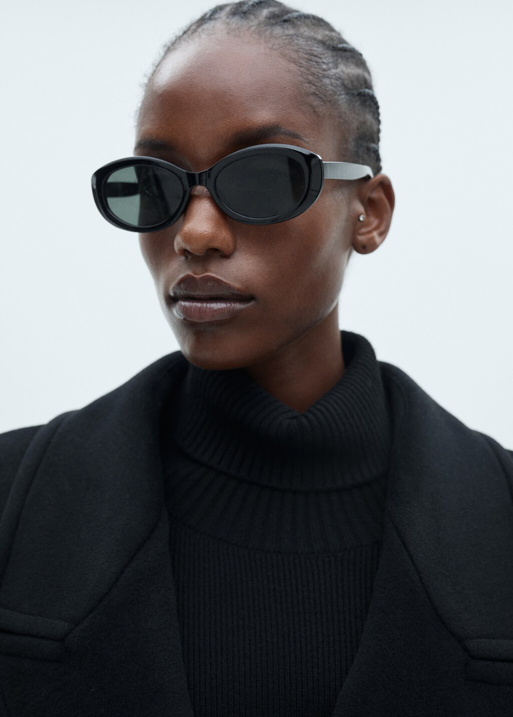 Lapels wool coat - Grey