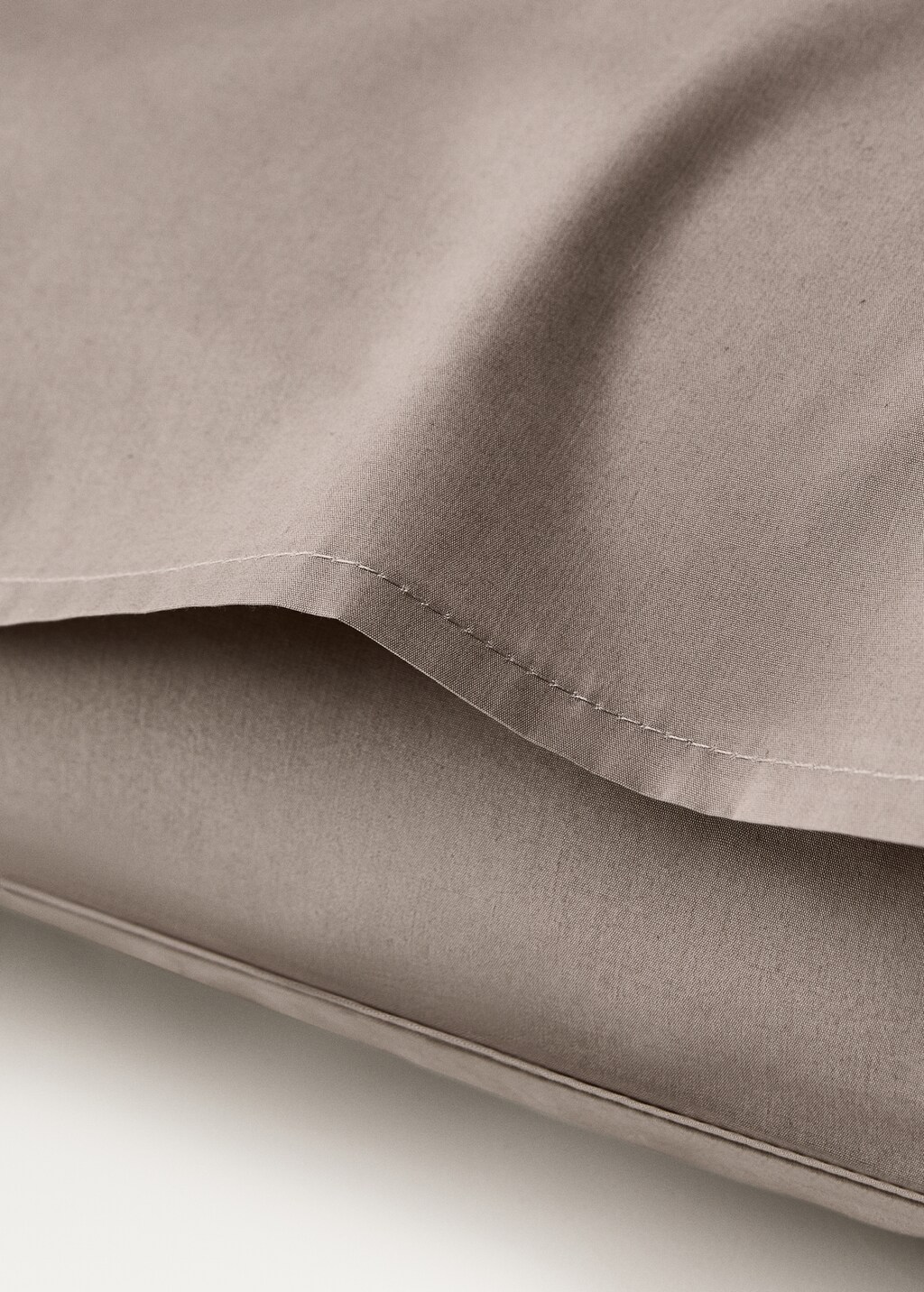 300-thread percale cotton pillowcase  60x60cm - Light/Pastel Grey