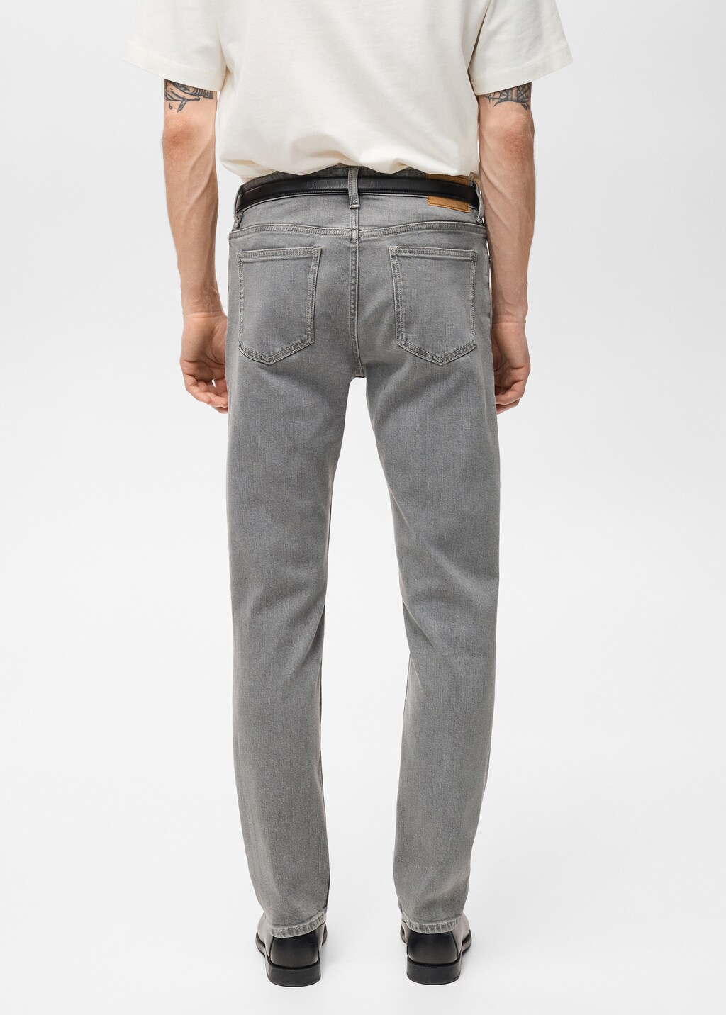 Slim fit black Jan jeans - Black denim