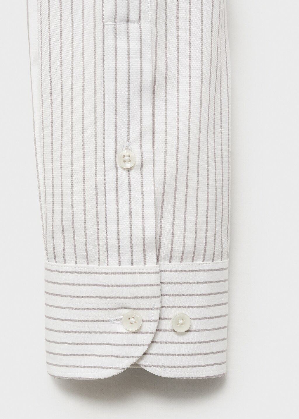 100% cotton striped suit shirt - Blue