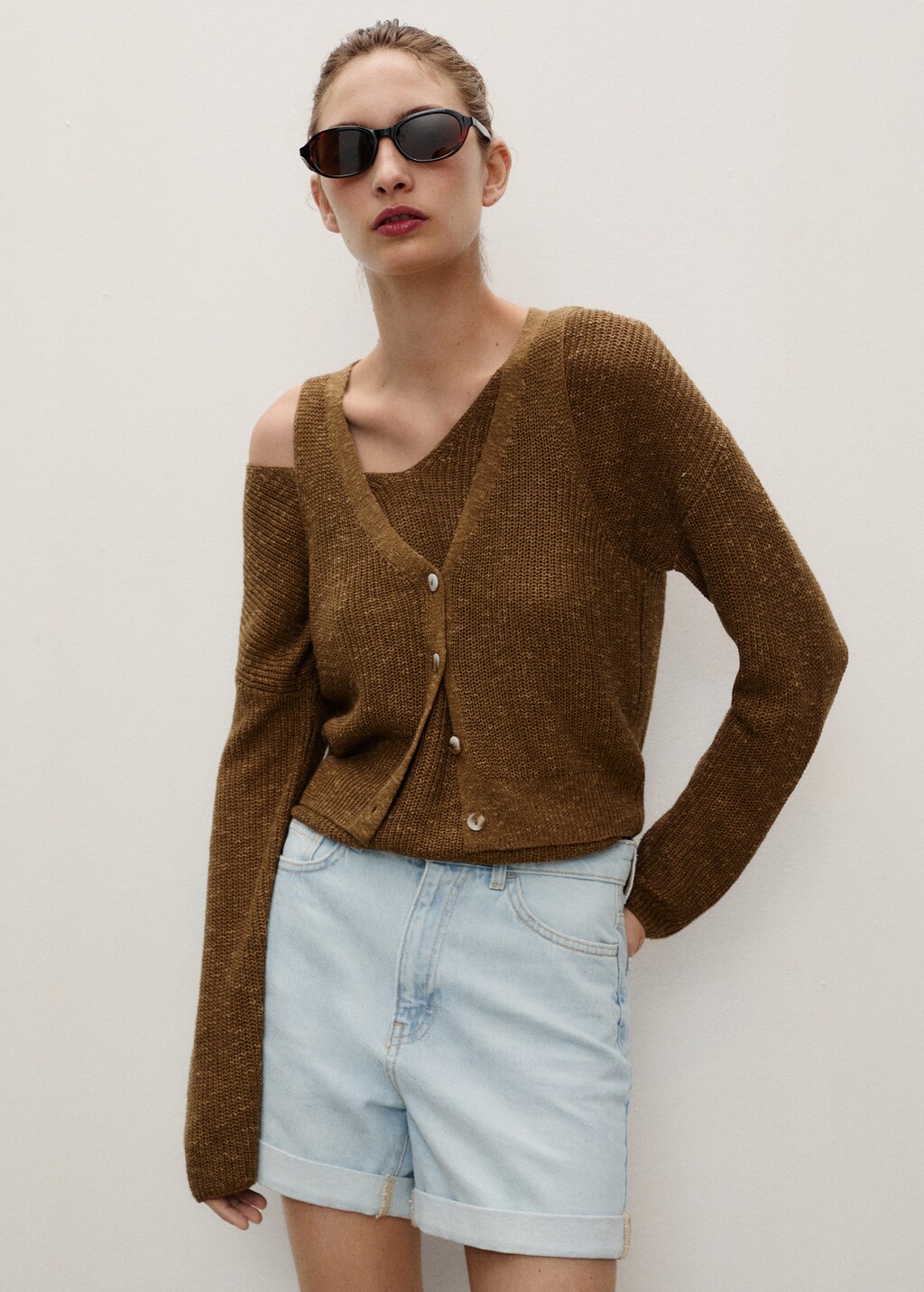 Shorts mom80 - Light Blue