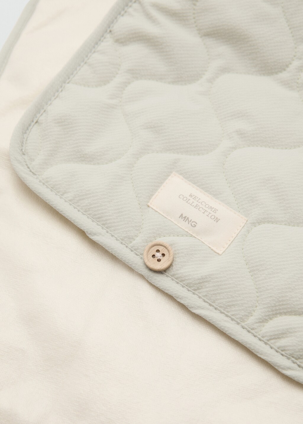 Padded travel changing mat - Pastel Green