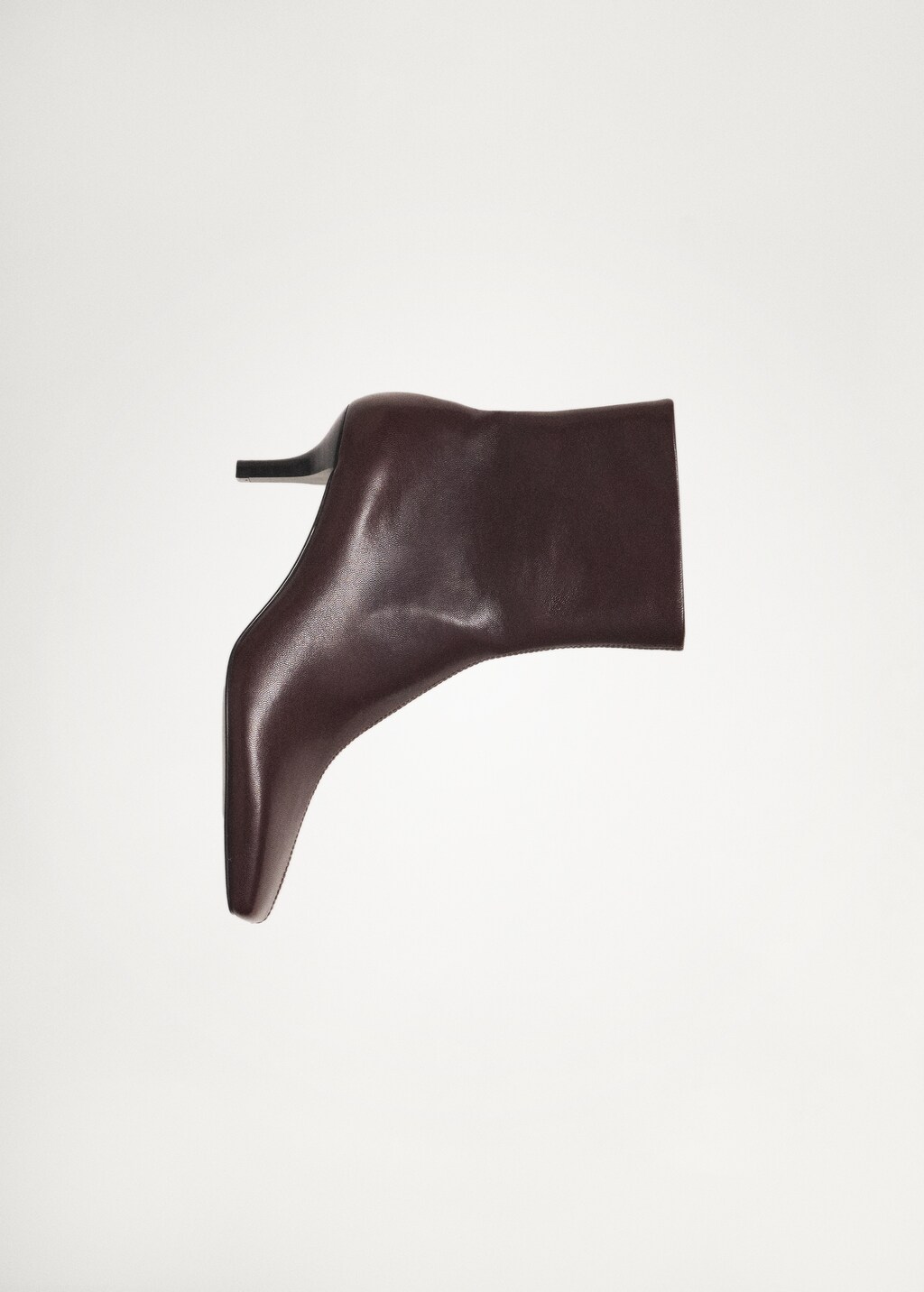 Squared toe leather ankle boots - Chocolate