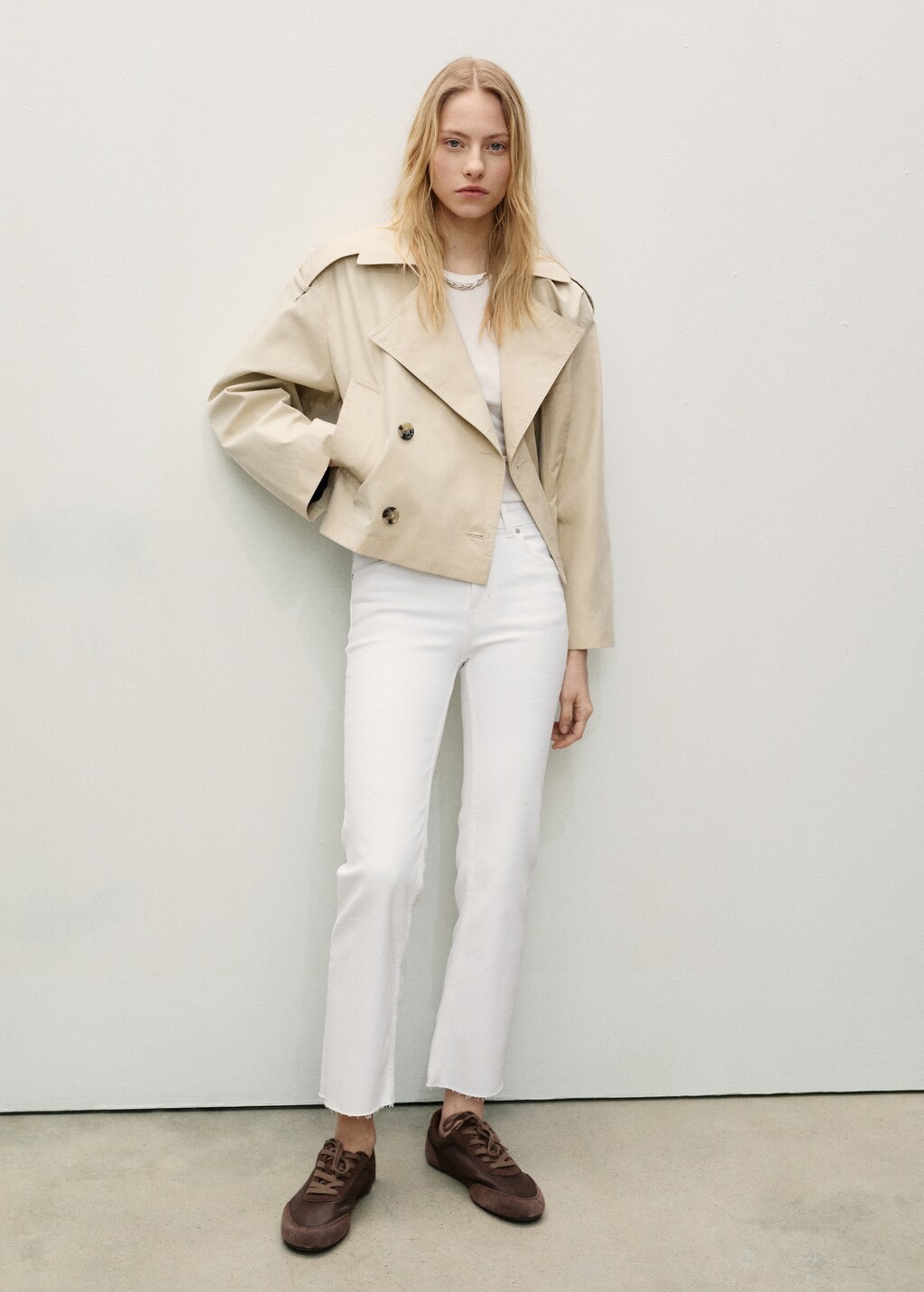 Sienna waxed flared cropped jeans - Black