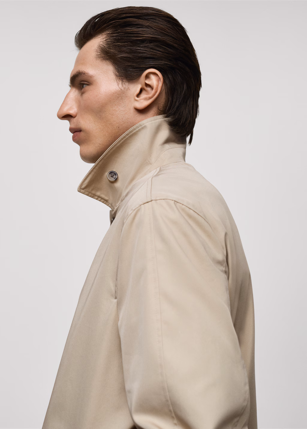 Classic water-repellent trench coat - Dark Navy