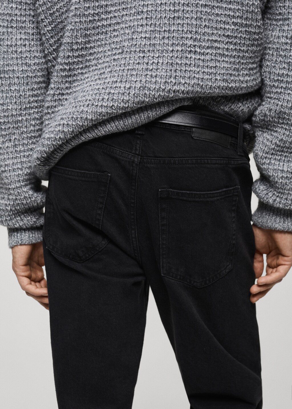 Jeans Ben tapered fit - Black denim