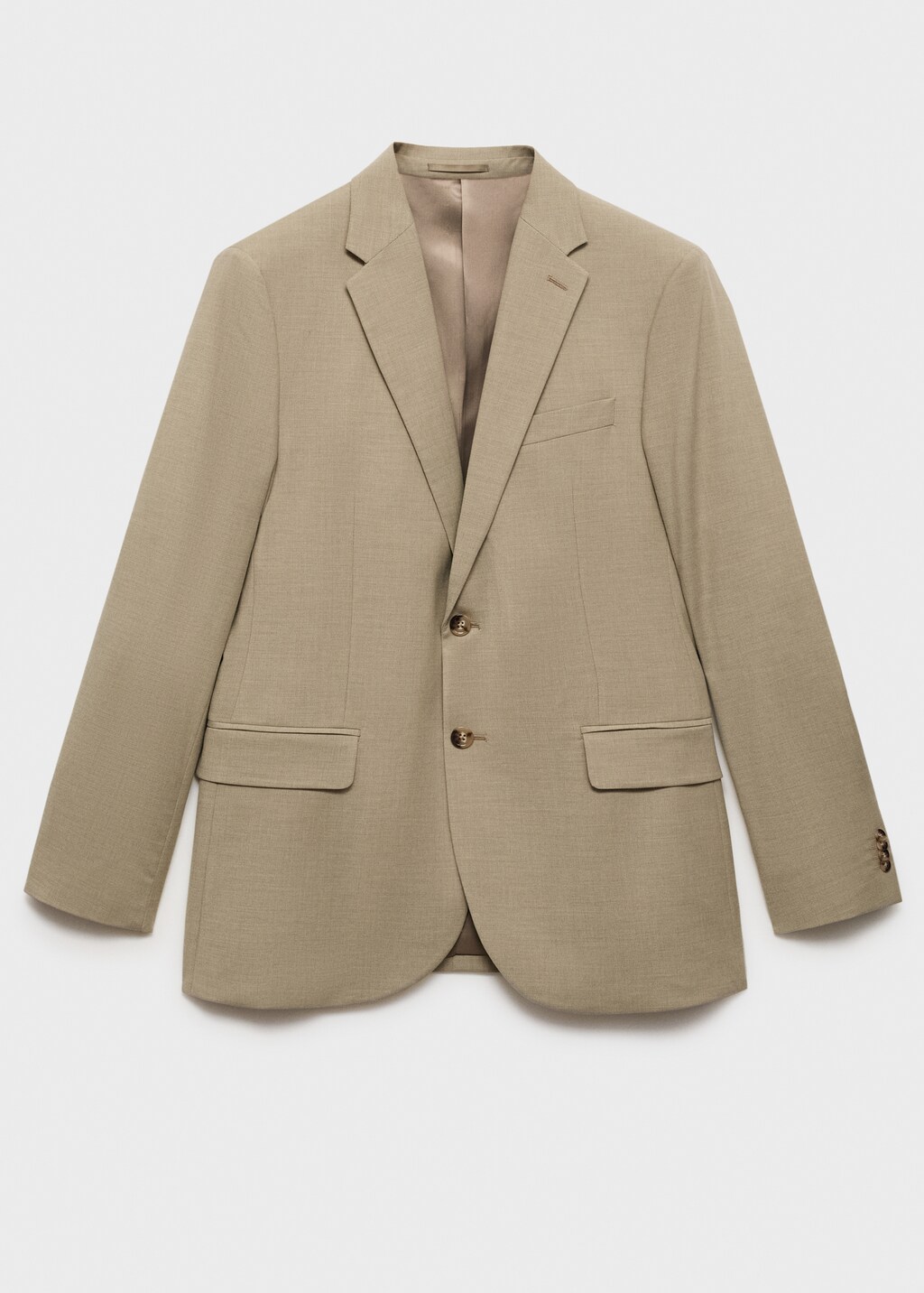 Milan slim-fit suit jacket - Beige
