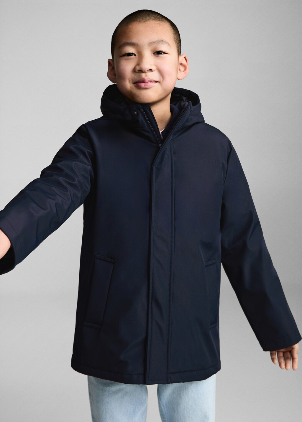Waterproof padded parka - Dark Navy