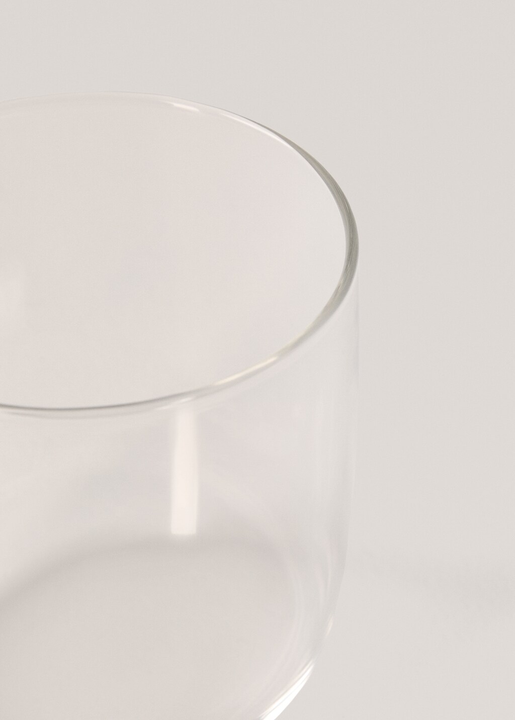 100% glass tumbler - Ice Grey