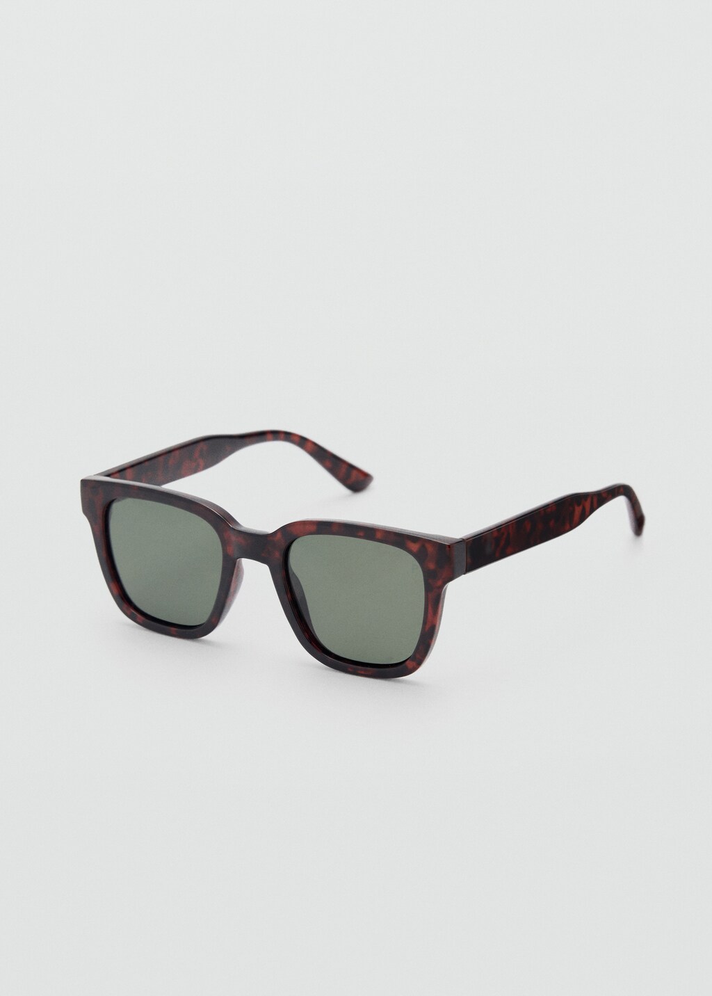 Rectangular polarised sunglasses - Black