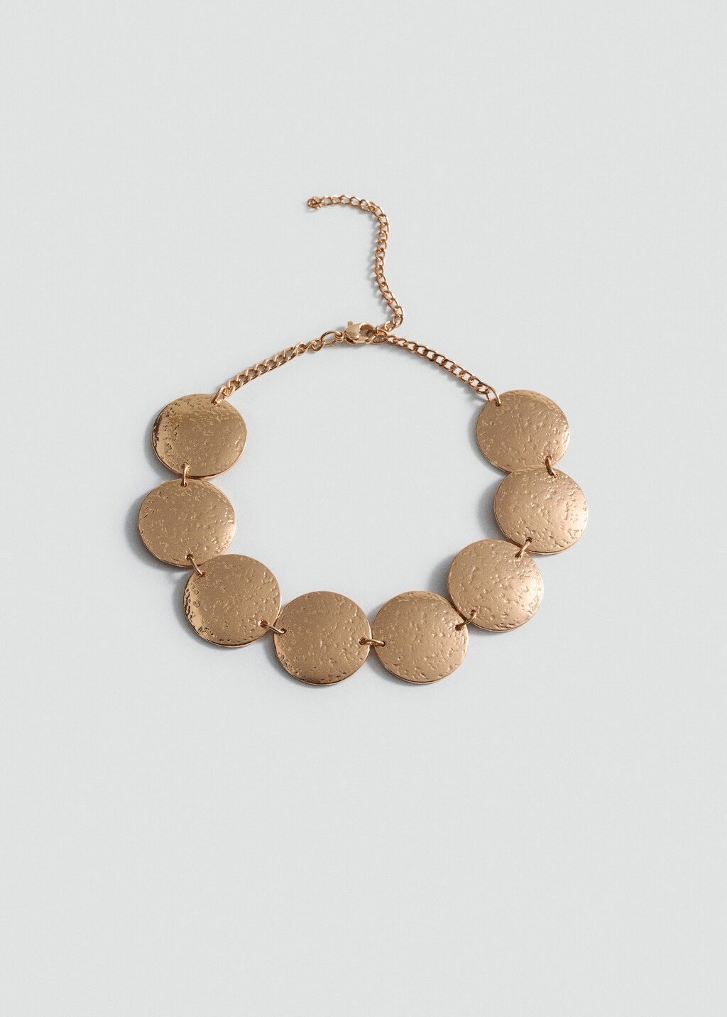 Coin charm necklace - Gold