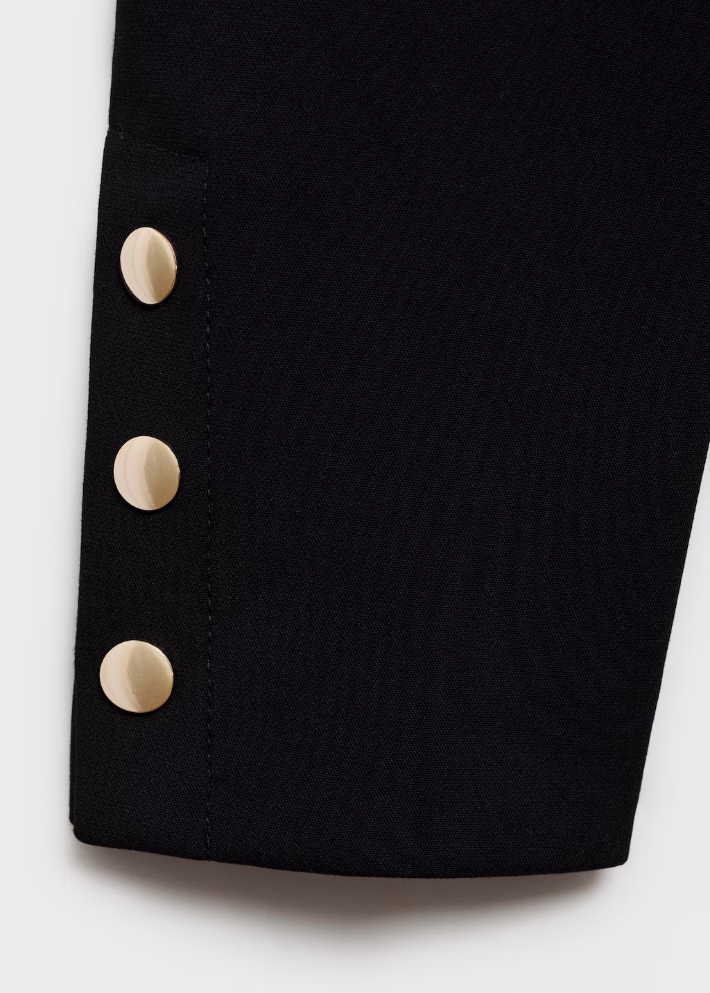 Jacket pockets with button detail - Black