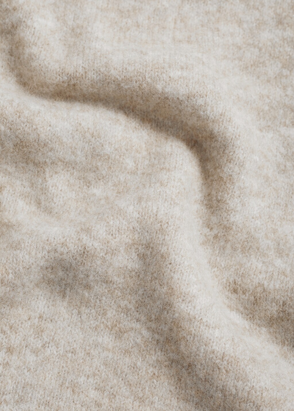 Straight knitted trousers - Brown