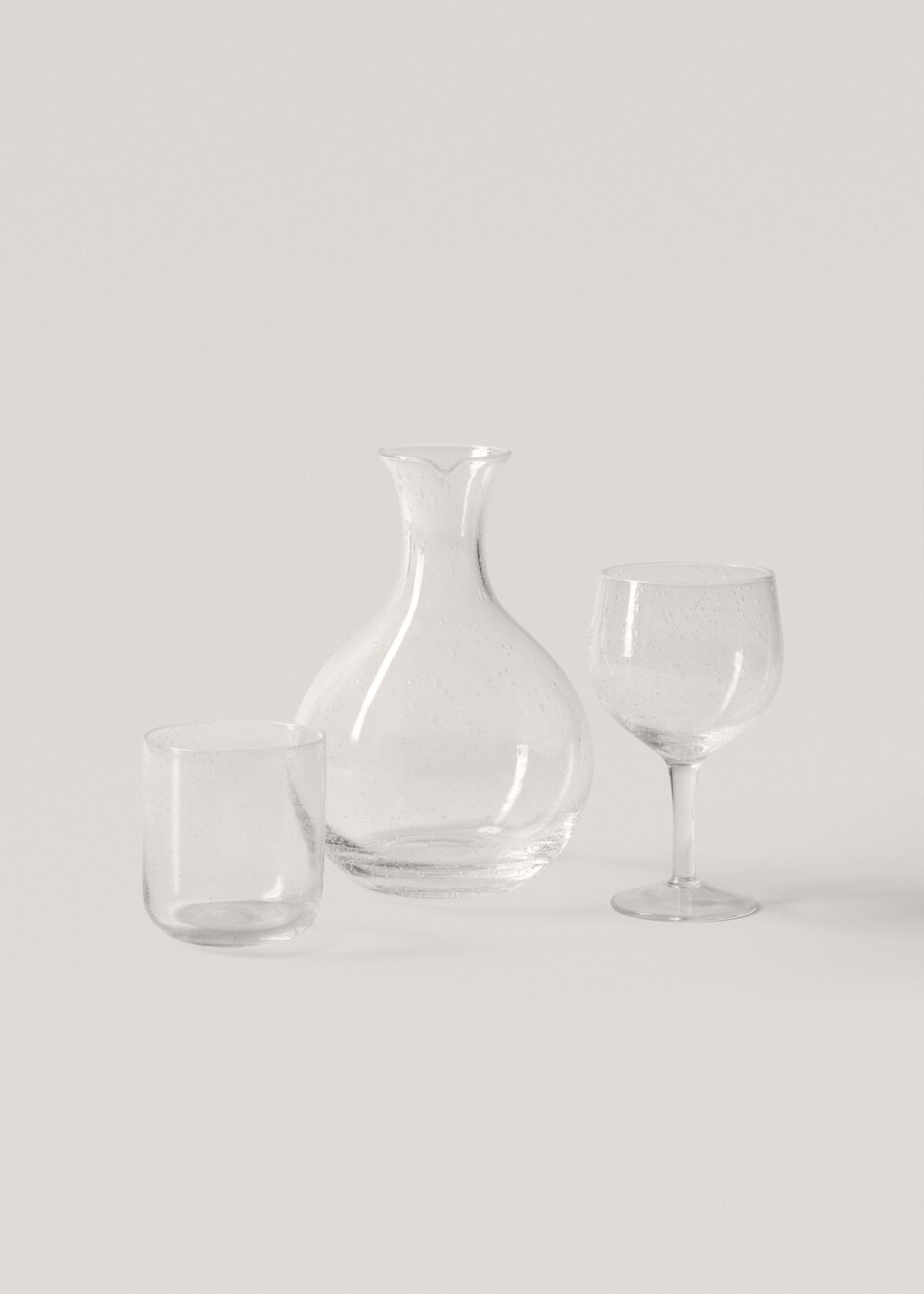 Bubble-design jar - Ice Grey