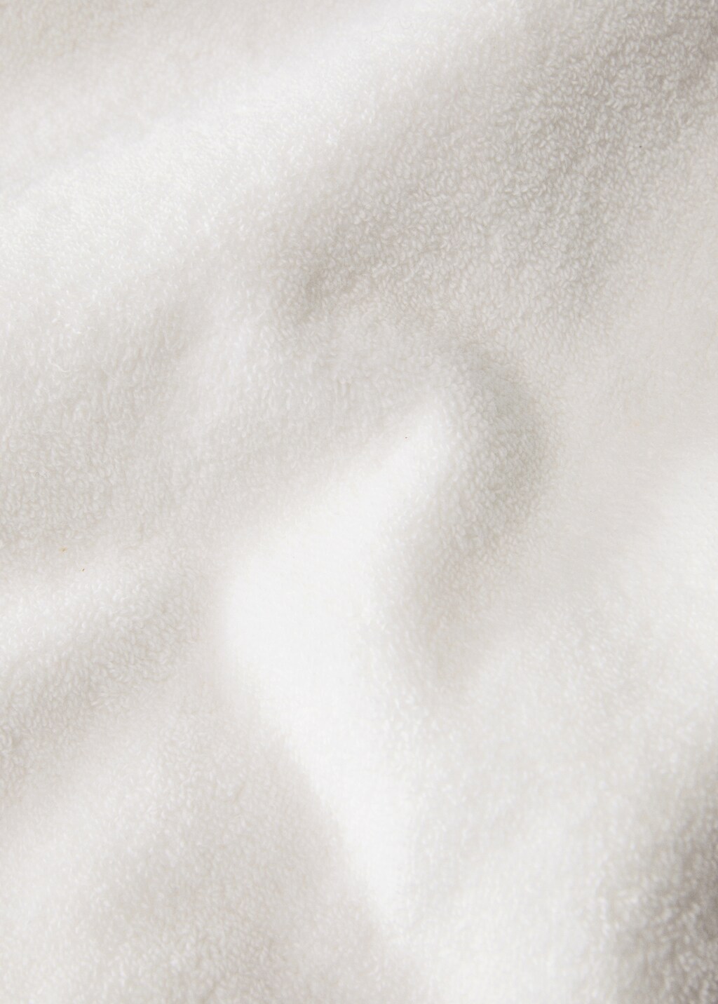 Washbasin towel with striped trim - White