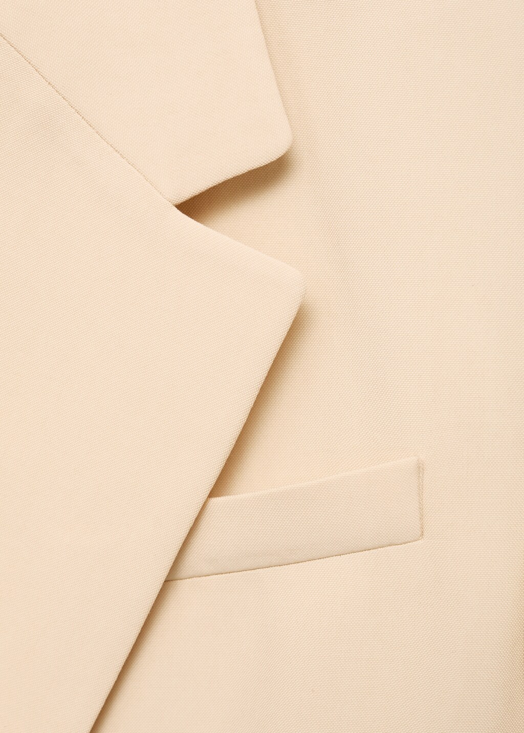 Double-breasted suit jacket - Vanilla