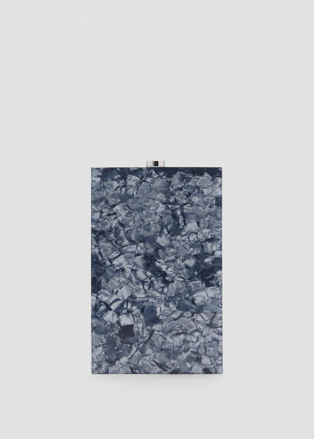 Crystal mesh handbag - Petrol Blue