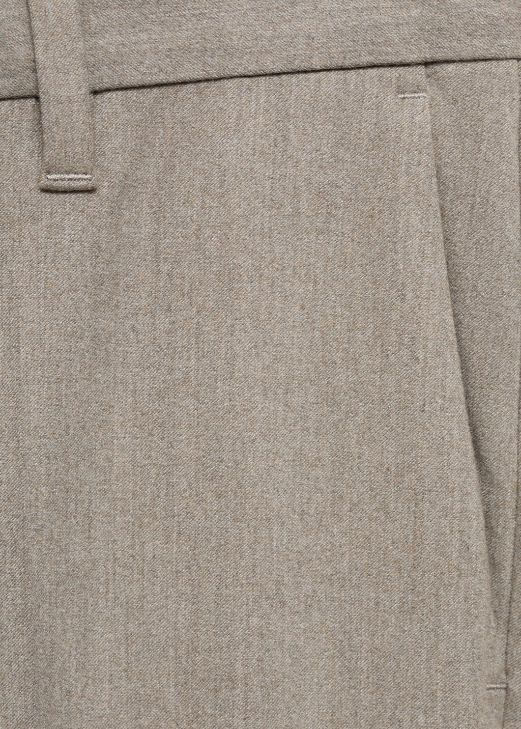 Slim-fit flannel trousers - Dark Navy