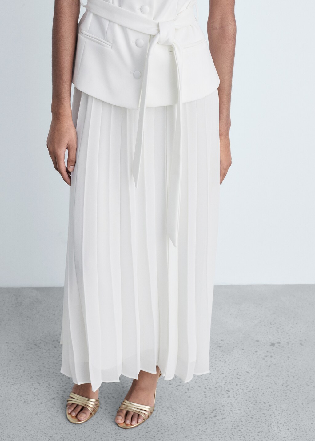 Combined waistcoat dress - Black