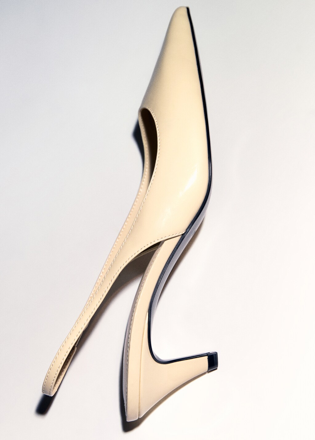 sling back heel shoes - Pastel Yellow