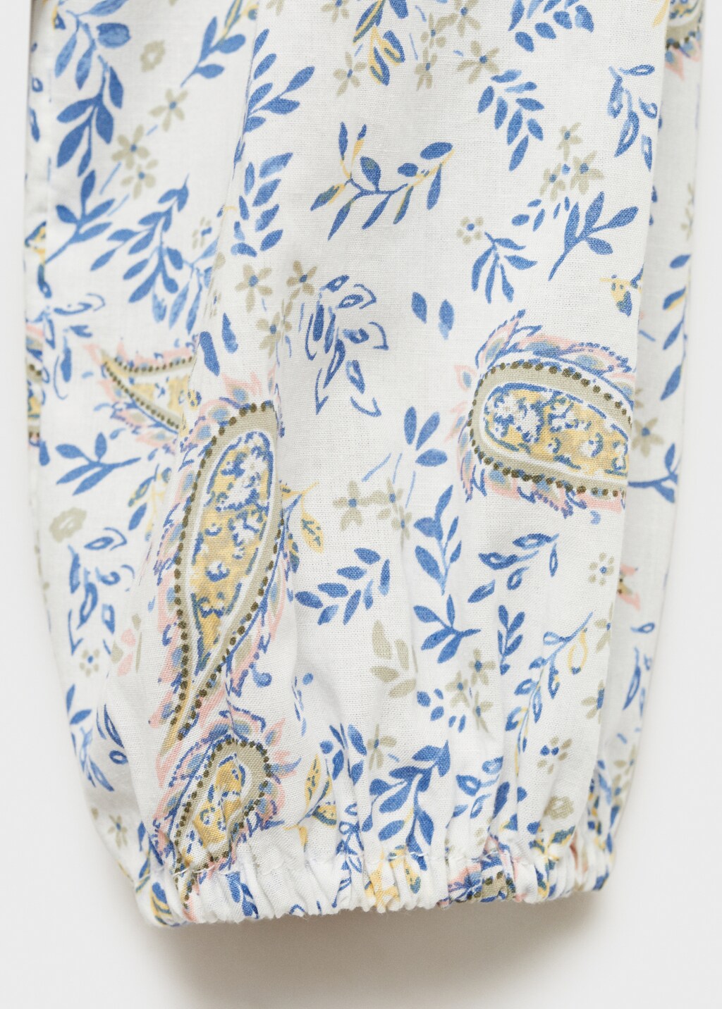 Paisley print blouse - White