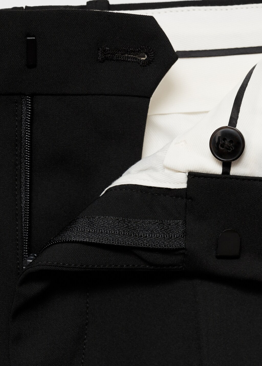 Stretch fabric super slim-fit suit trousers - Sky Blue