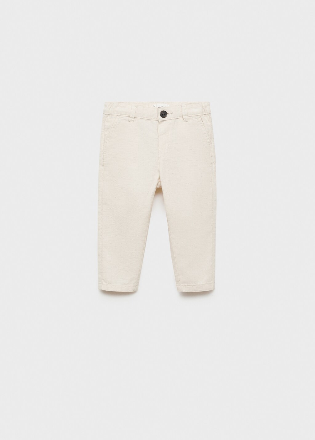 Contrast waistband chinos - Dark Navy