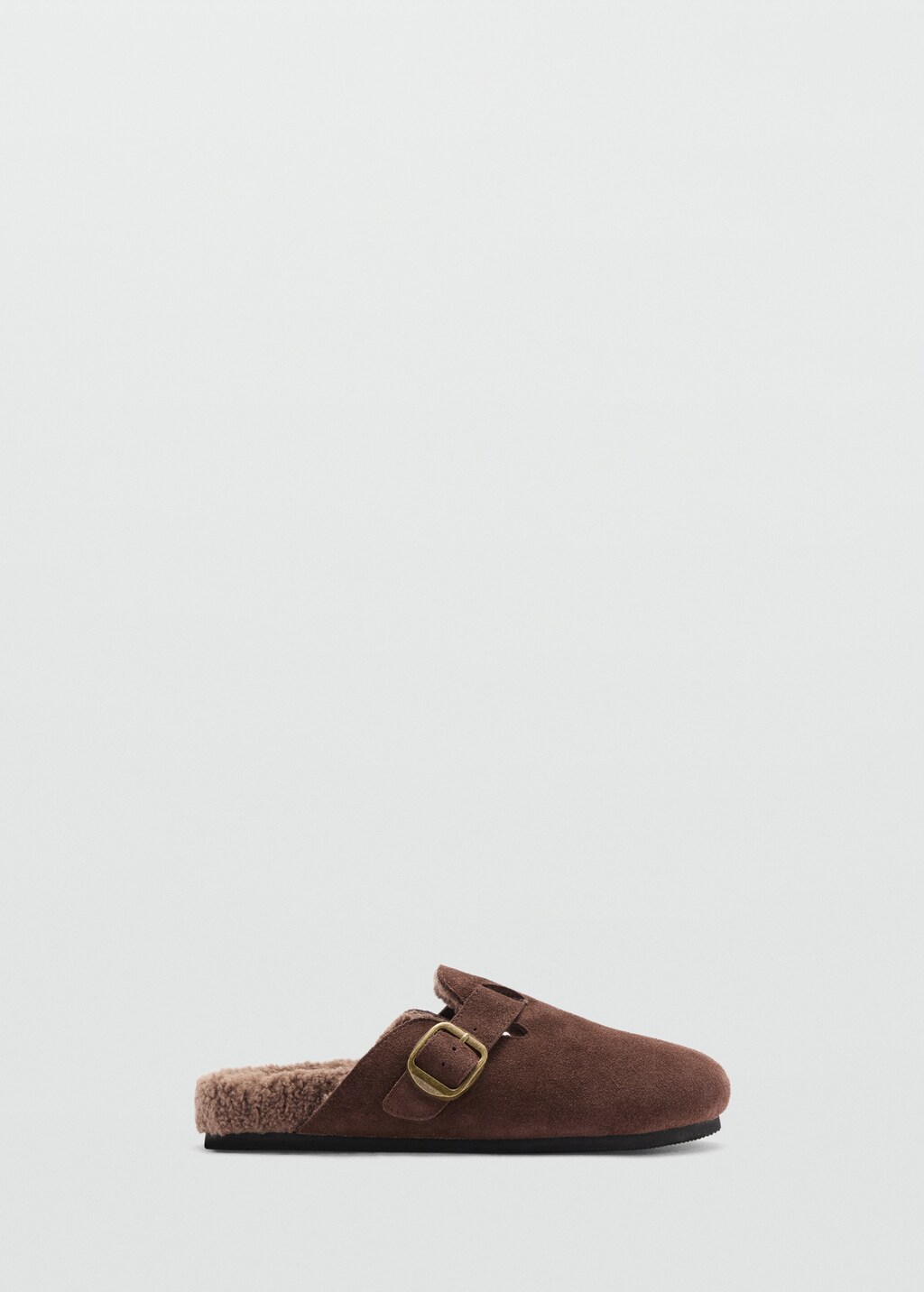 Buckle house slipper - Brown