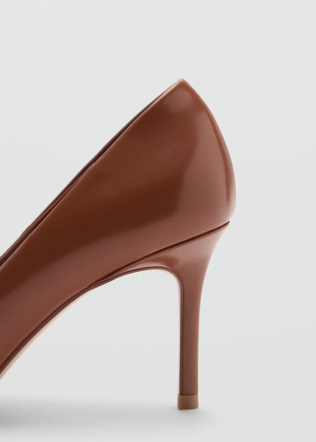 High-heeled shoes - Cognac