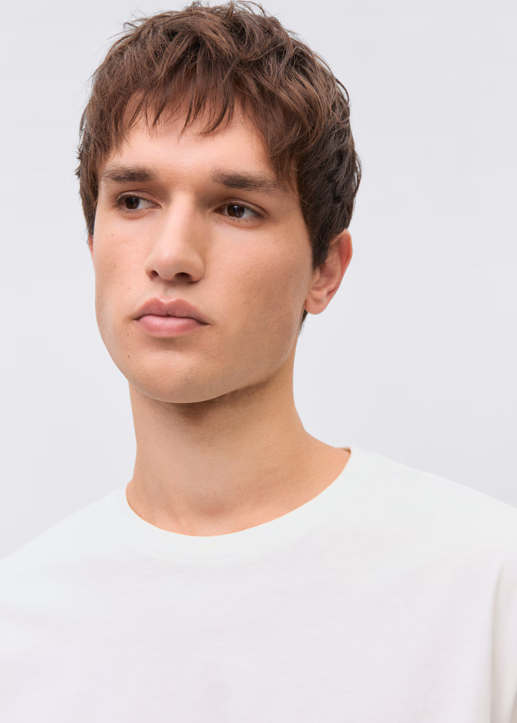 Essential cotton-blend T-shirt - Off White