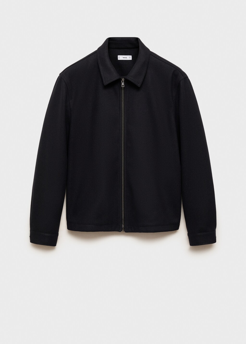 Regular-fit flannel jacket - Dark Navy