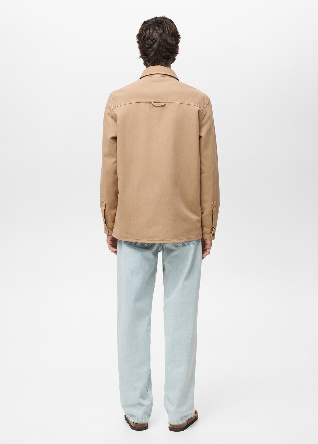 Tencel regular-fit overshirt - Dark Green