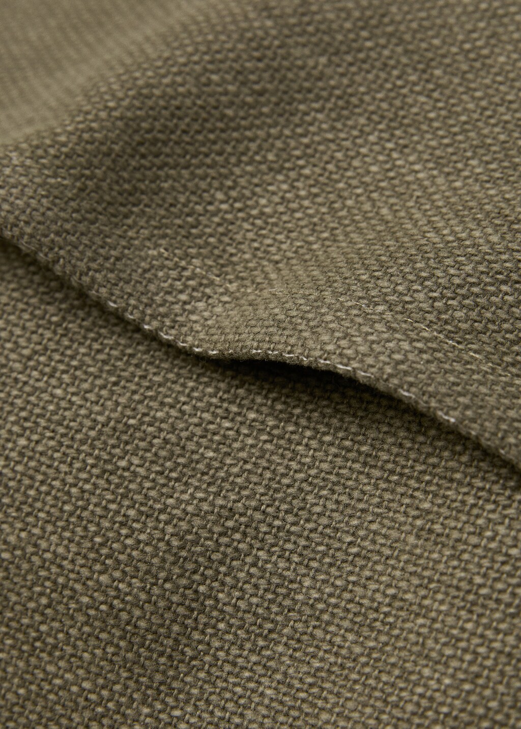 Double-stripe cotton cushion cover 30x50cm - Night Blue