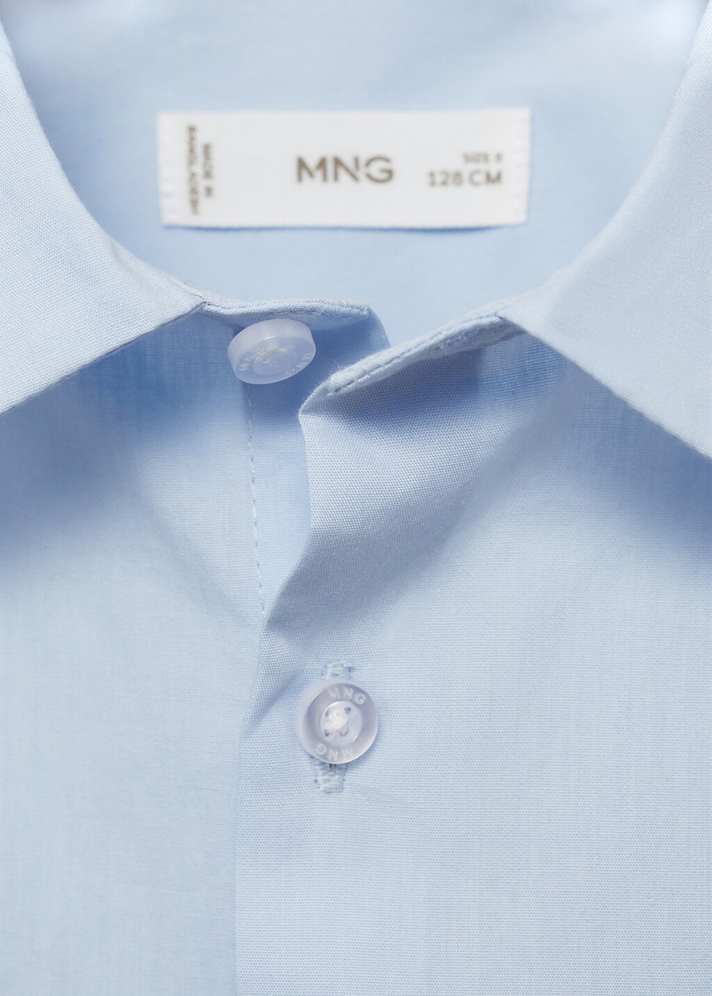 100% cotton dress shirt - Sky Blue