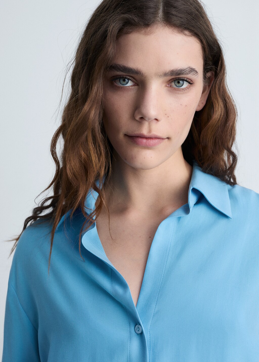 Lyocell fluid shirt - Off White