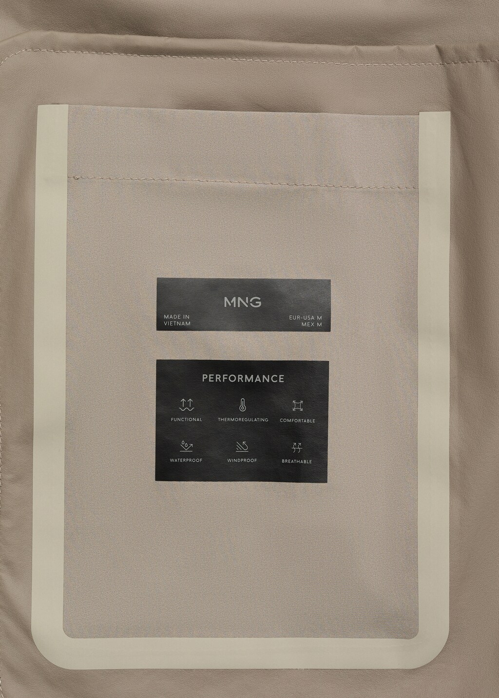 Water-repellent jacket with pockets - Medium Green