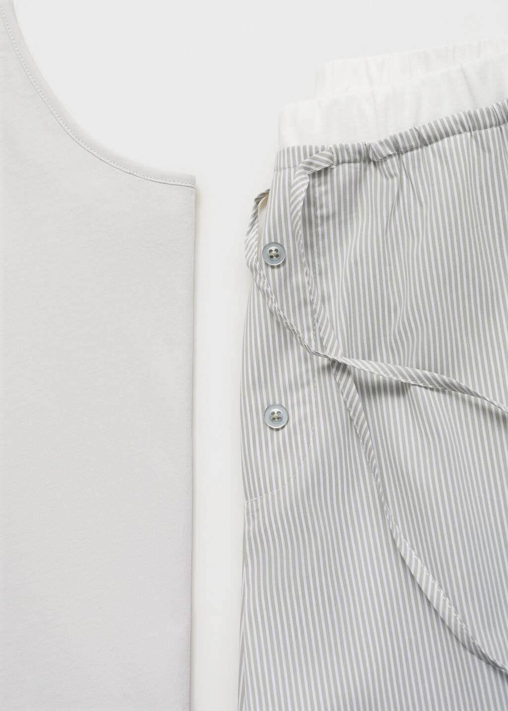 Pyjama top with straps - Pink