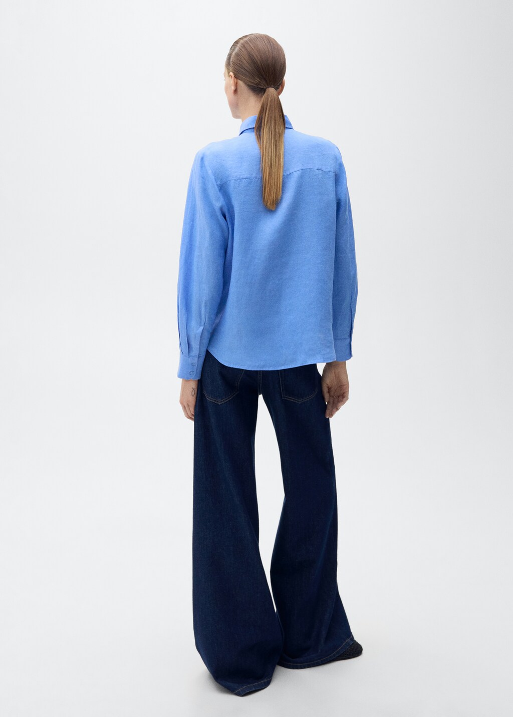 Pocket linen shirt - Off White