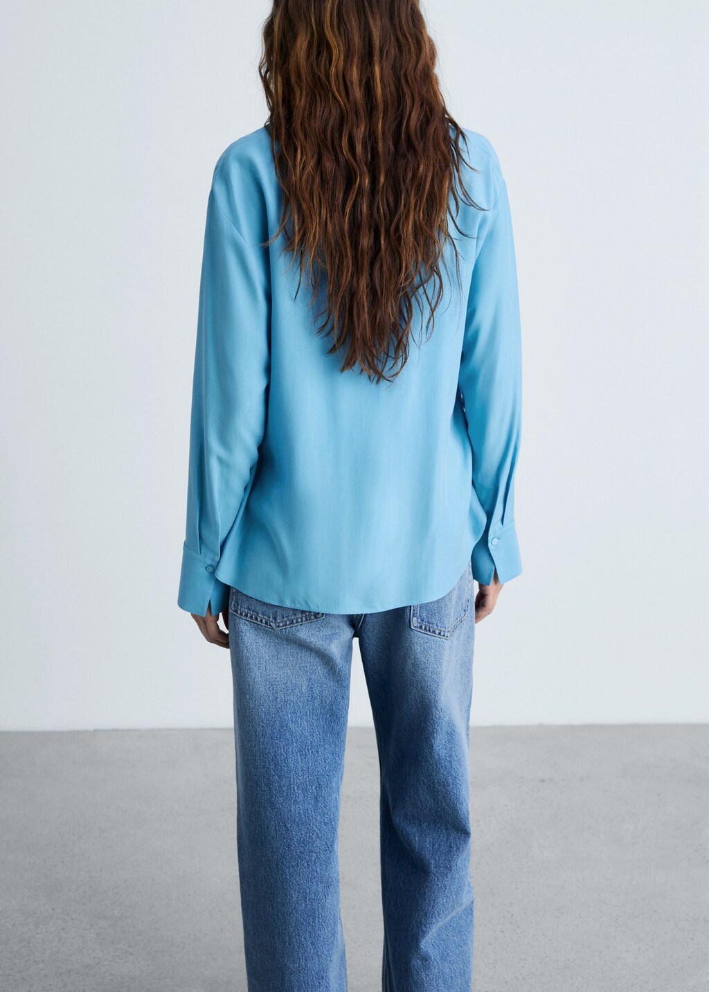 Lyocell fluid shirt - Off White