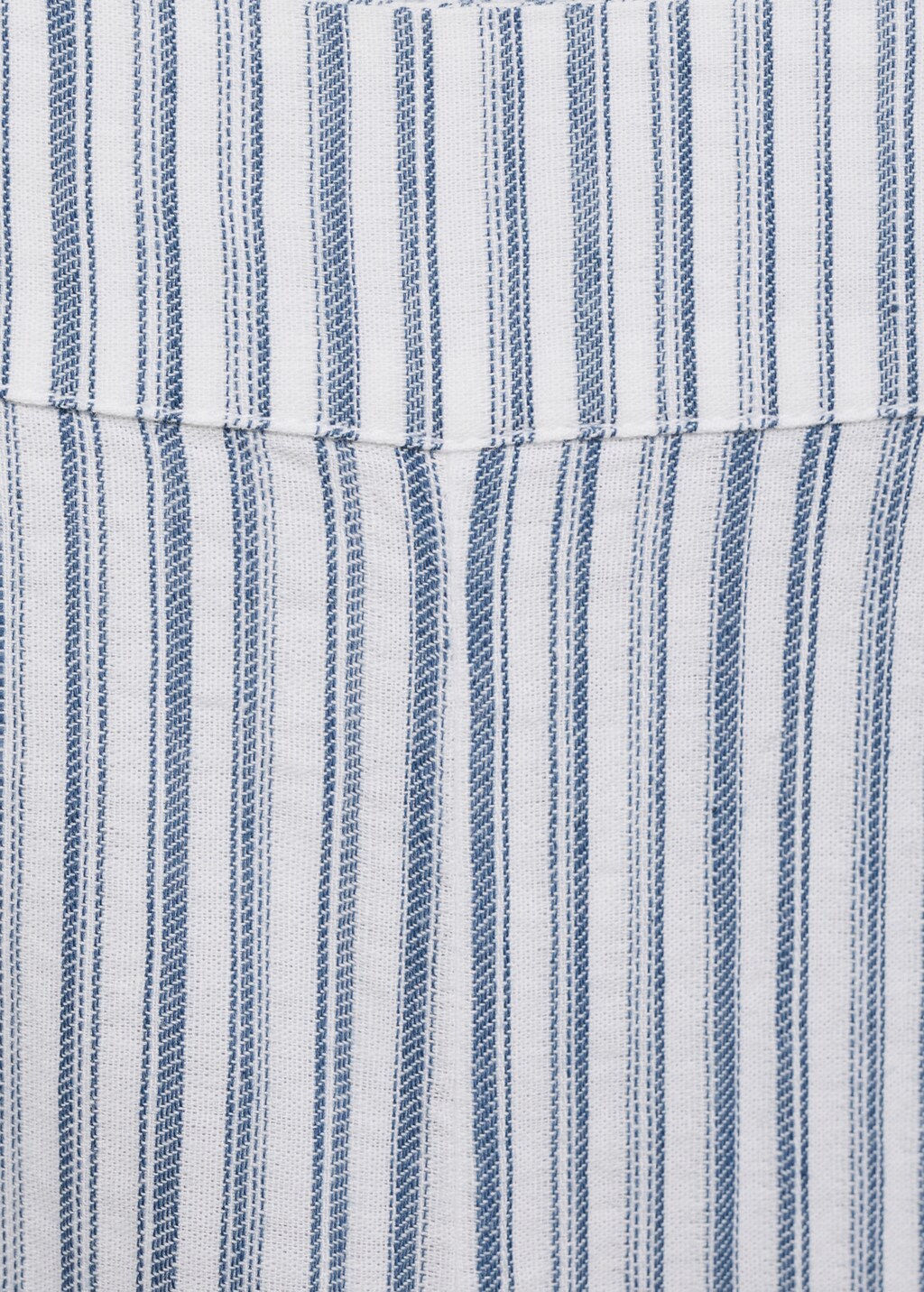 Striped cotton trousers - Sky Blue