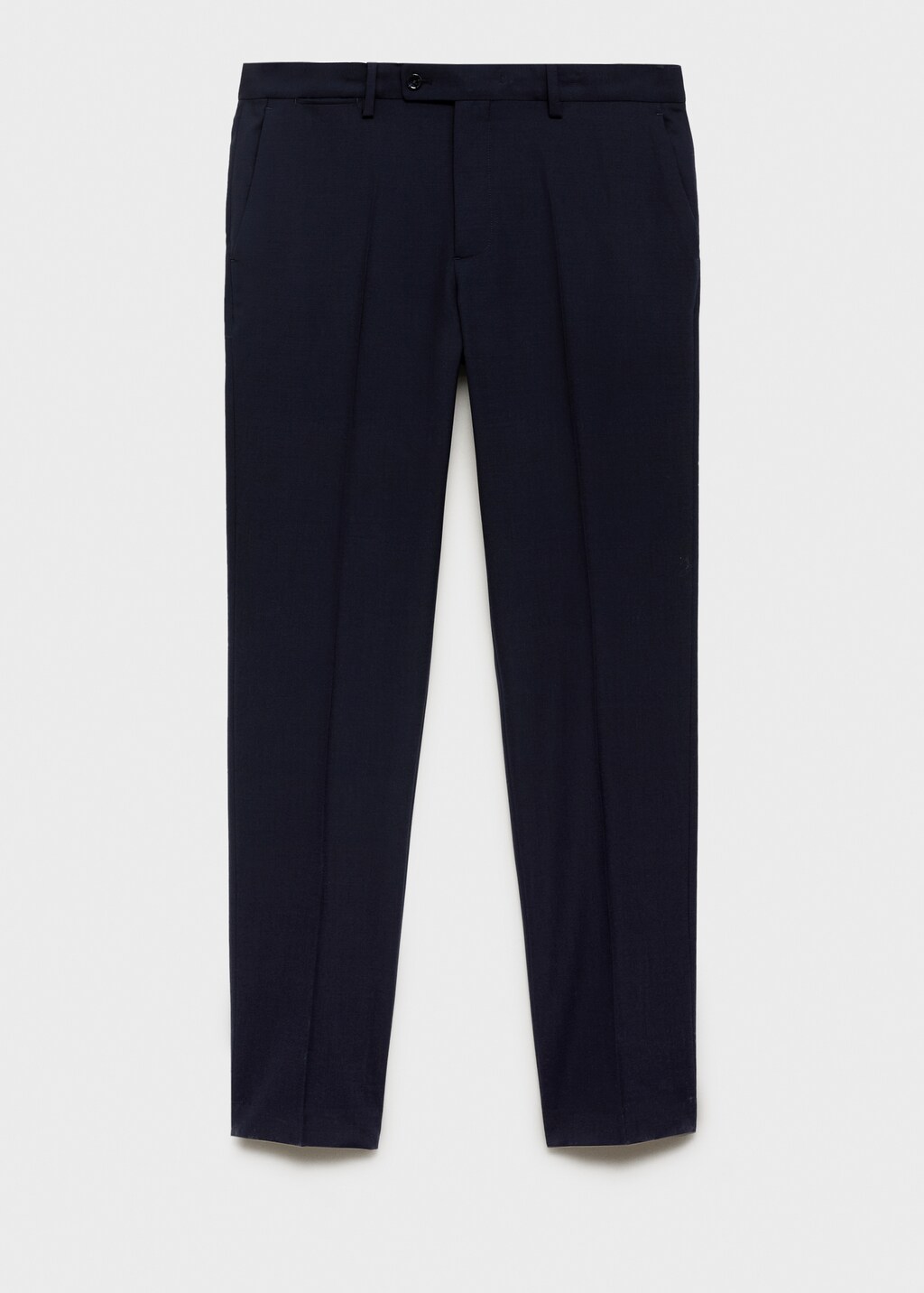 Turin 100% virgin wool suit trousers - Ink Blue