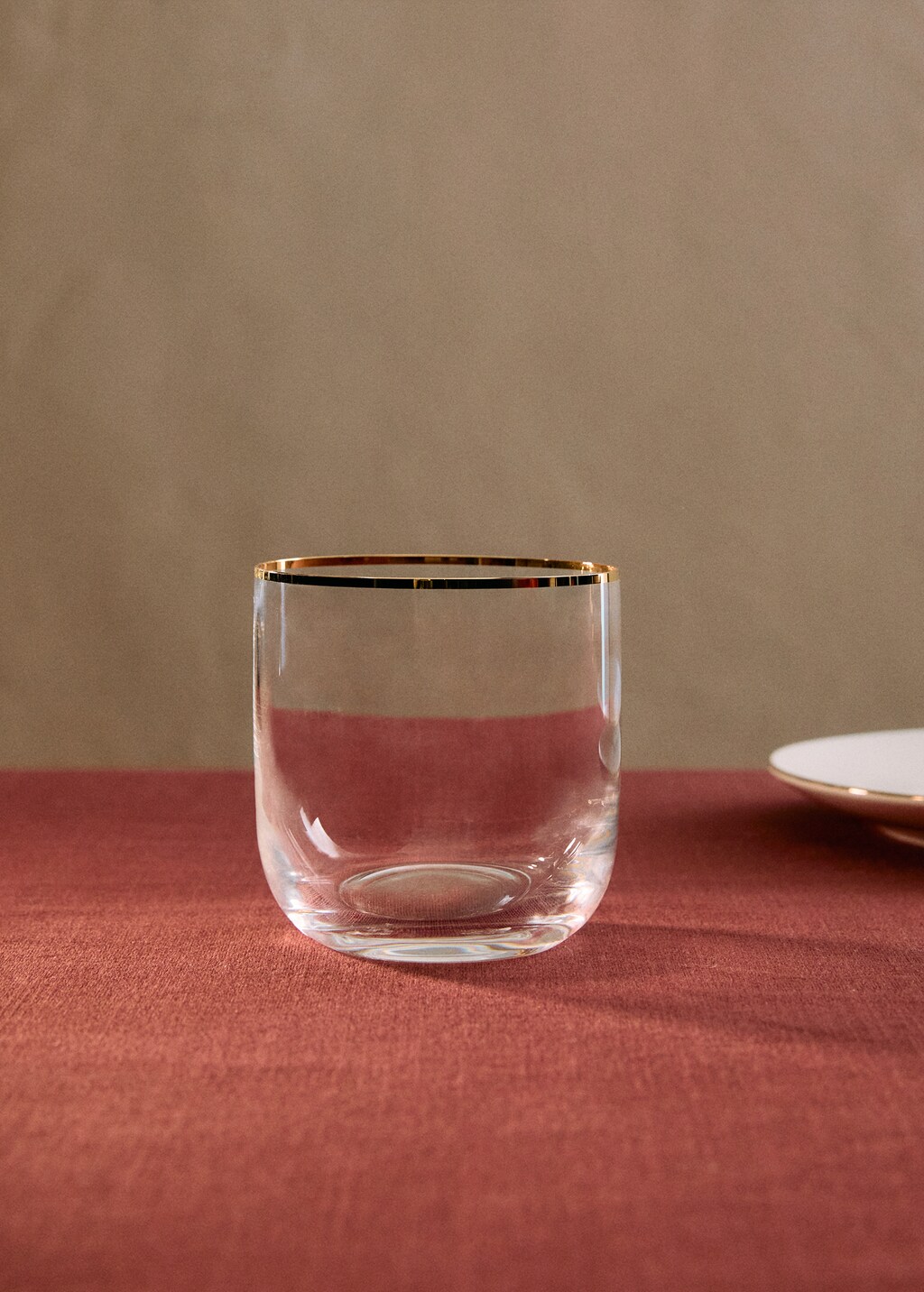 Glass with gold detail - Gold