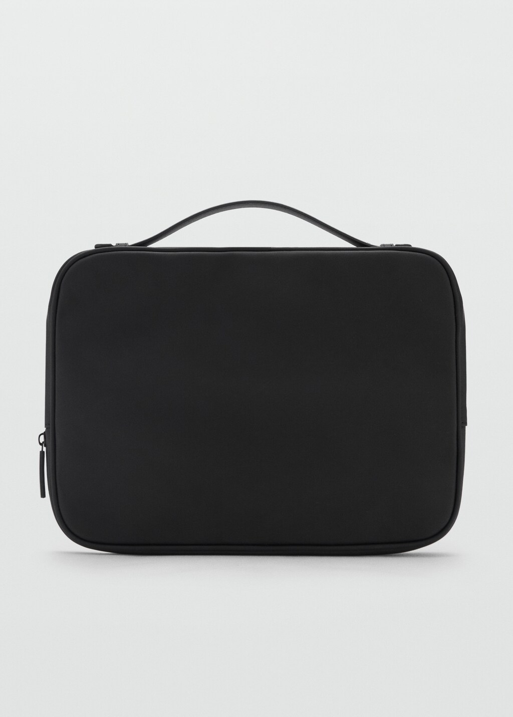 Rubberised laptop case - Black
