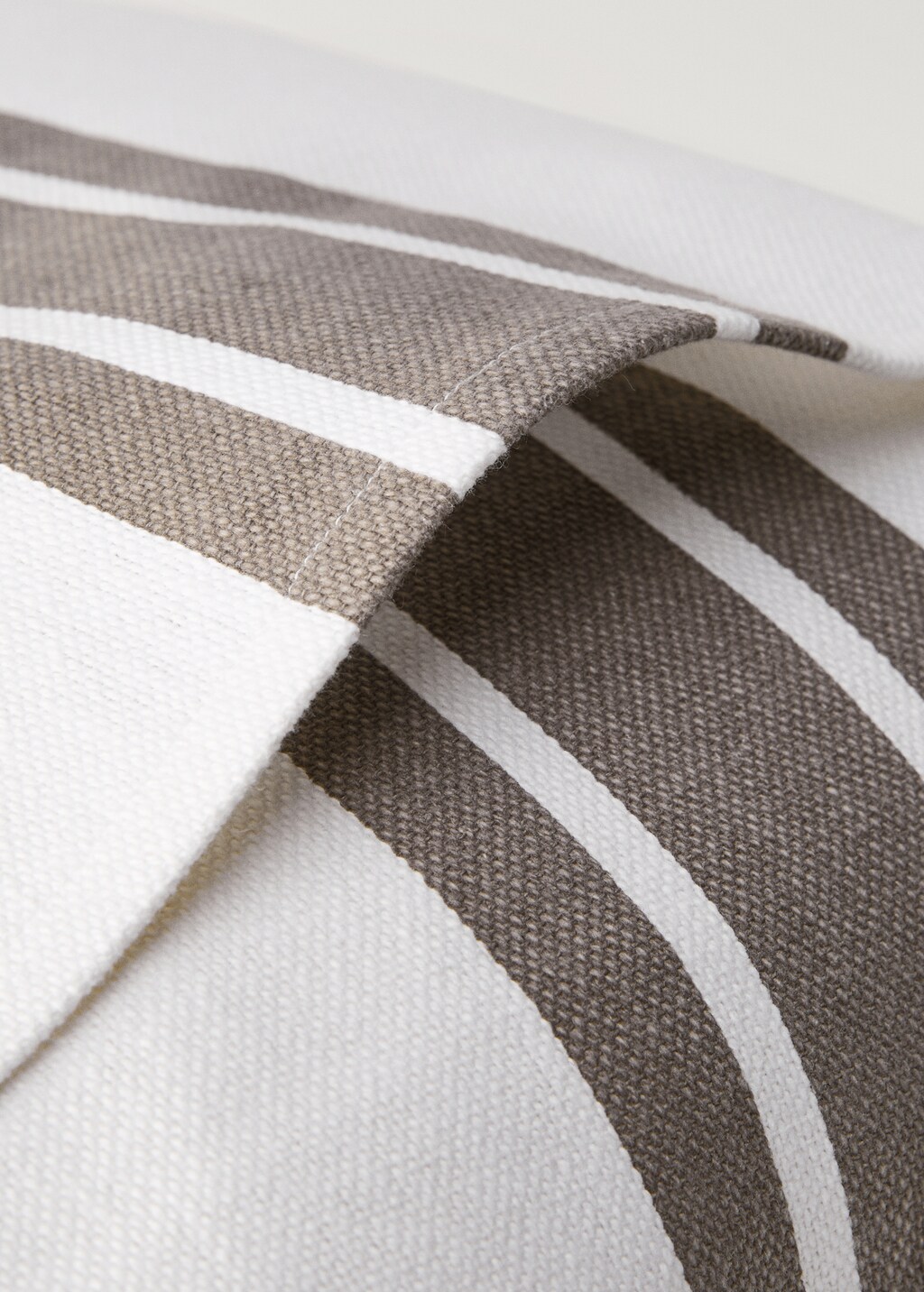 Cushion cover detail stripe 45x45 cm - Light/Pastel Grey